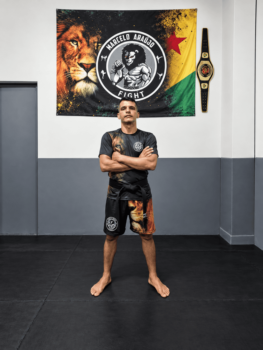 Professor Marcelo Araújo em registro real da equipe Marcelo Araújo Fight.